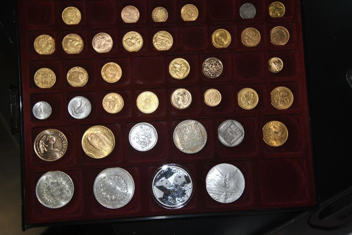 Collection de monnaies anciennes